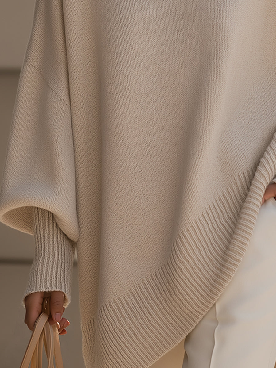 Sofia | Oversize-Pullover aus Baumwoll-Acryl-Mischung