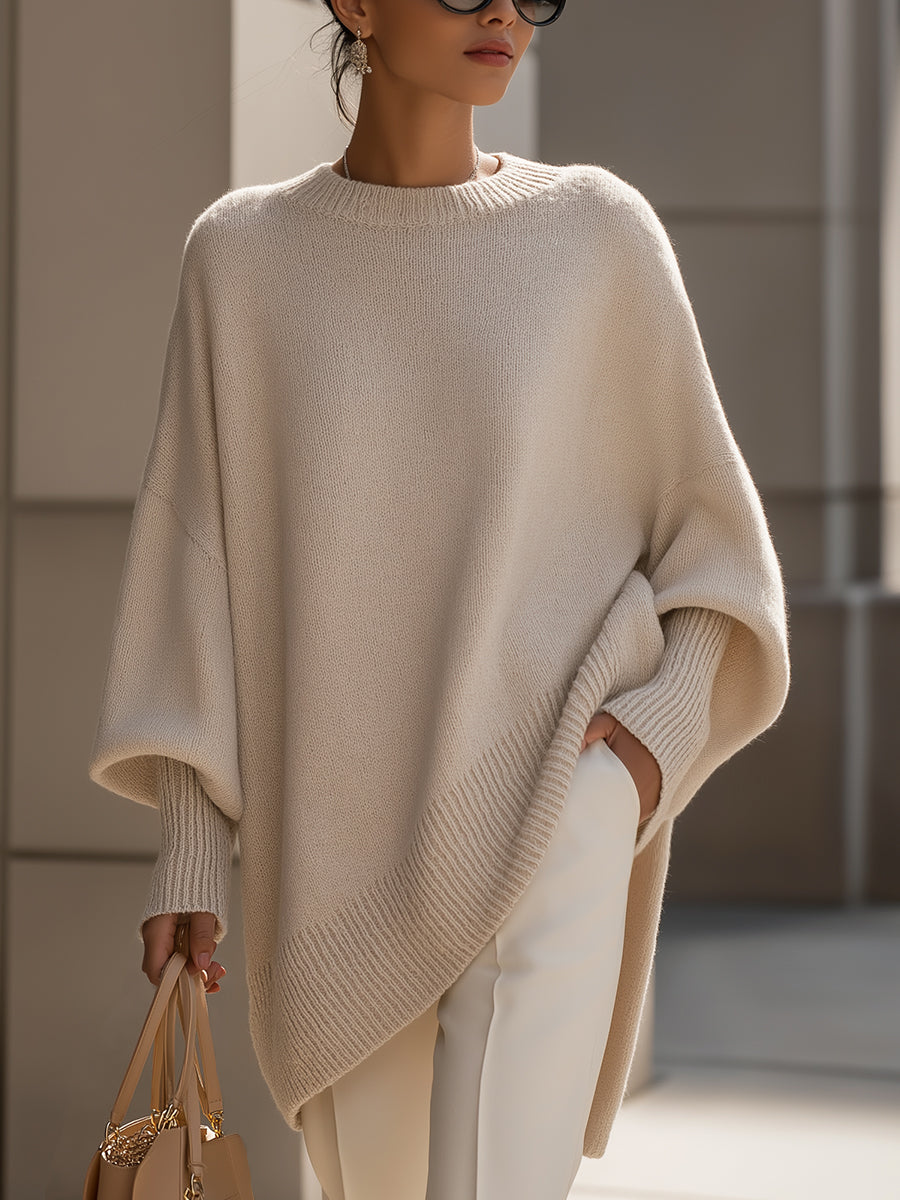 Sofia | Oversize-Pullover aus Baumwoll-Acryl-Mischung