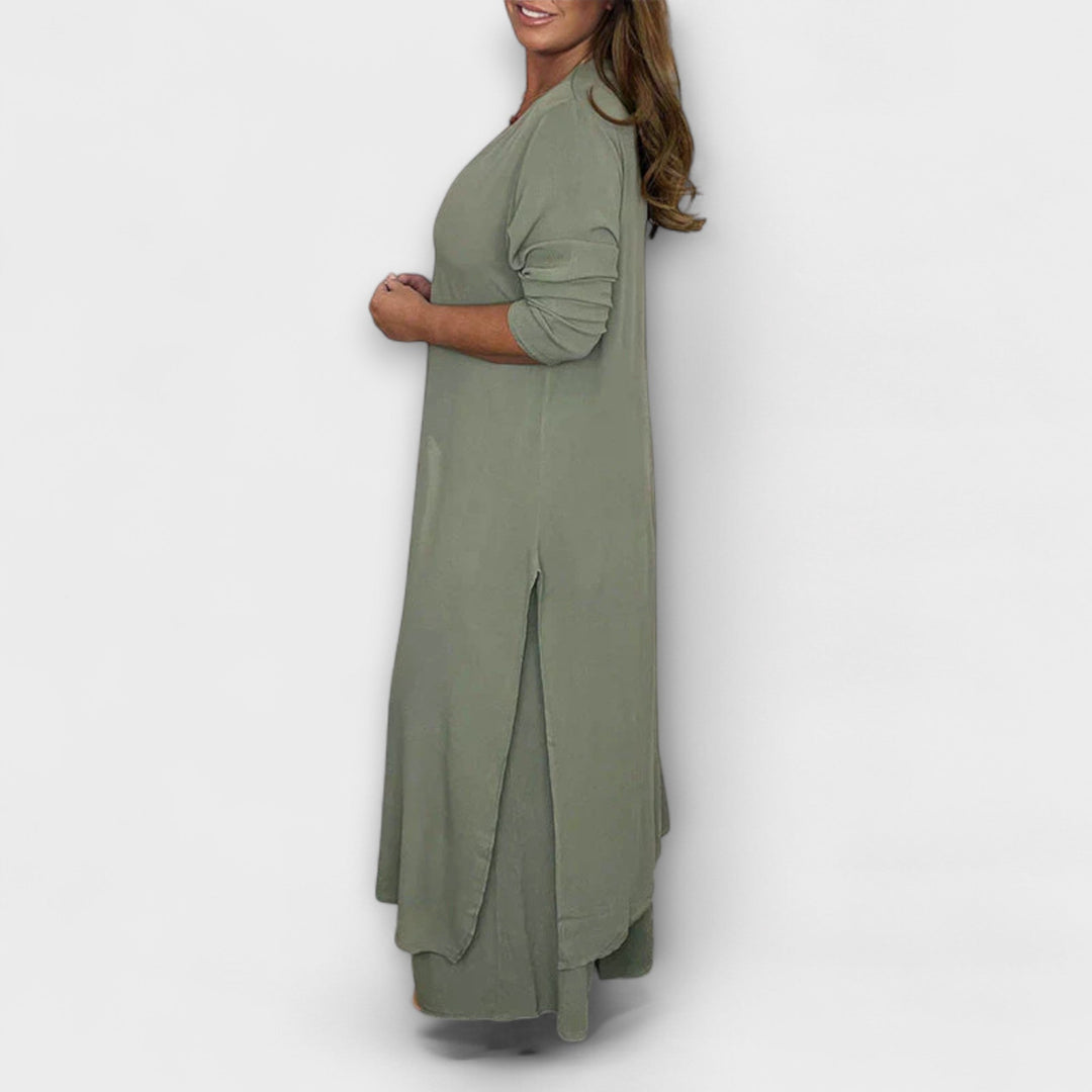 2-teiliges stilvolles Damen-Co-Ord-Set