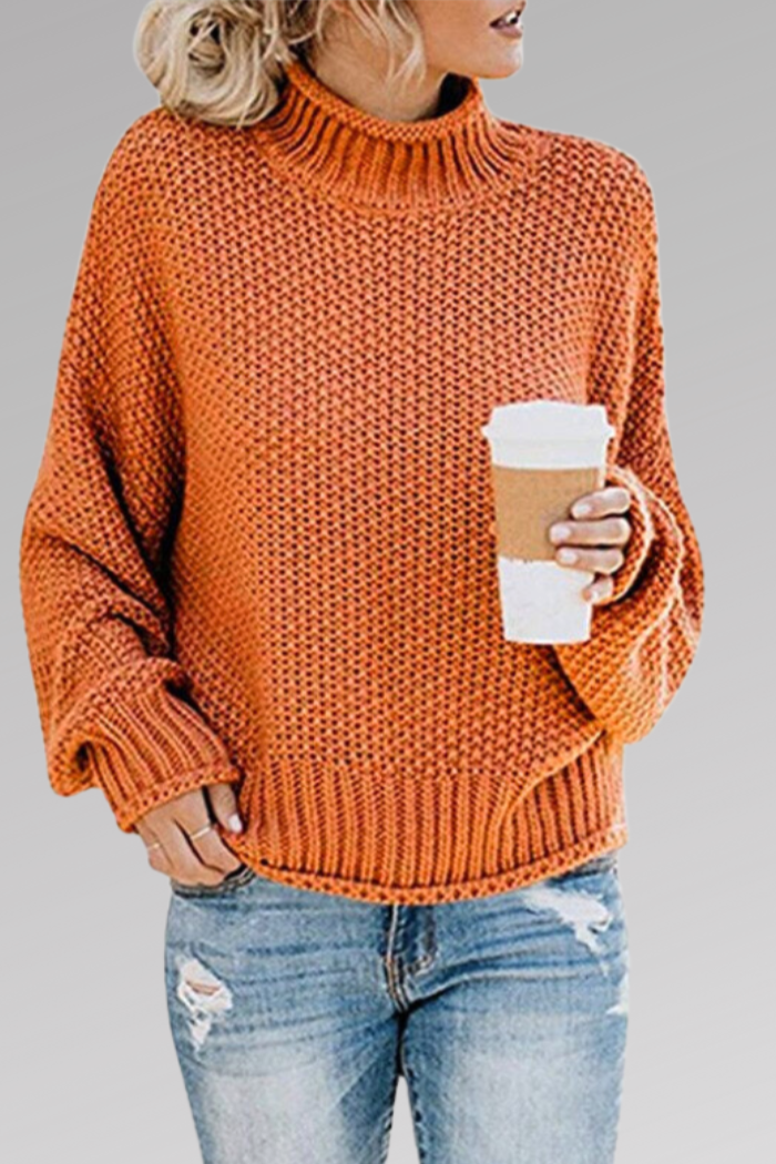 Greta | Grobstrickpullover mit weicher Linie