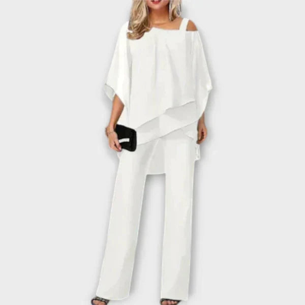 Chiffon-Abend-Set