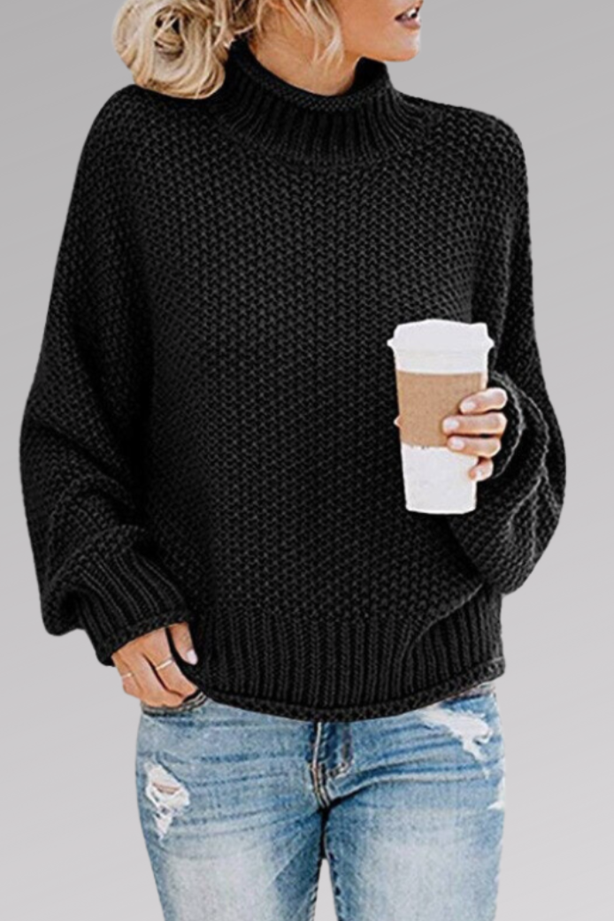 Greta | Grobstrickpullover mit weicher Linie