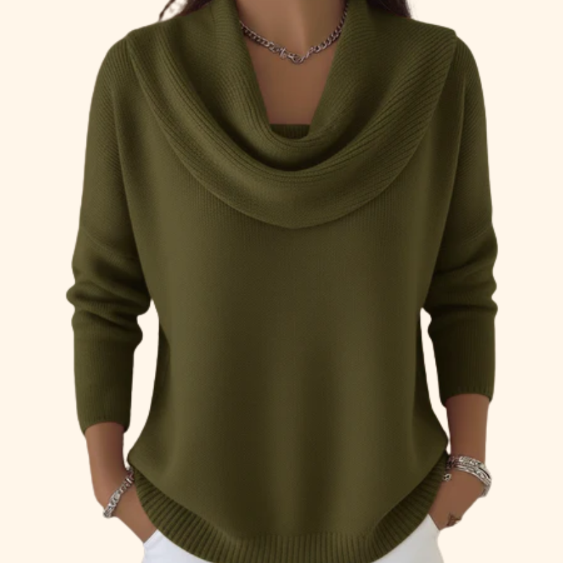 Diana | Weicher Pullover mit Rundsaum