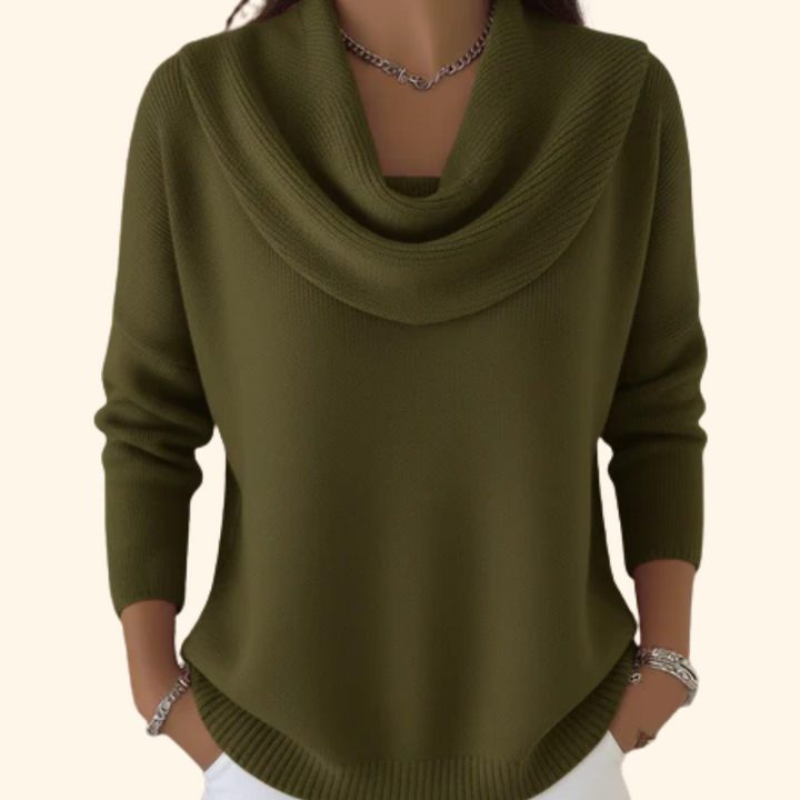 Diana | Weicher Pullover mit Rundsaum