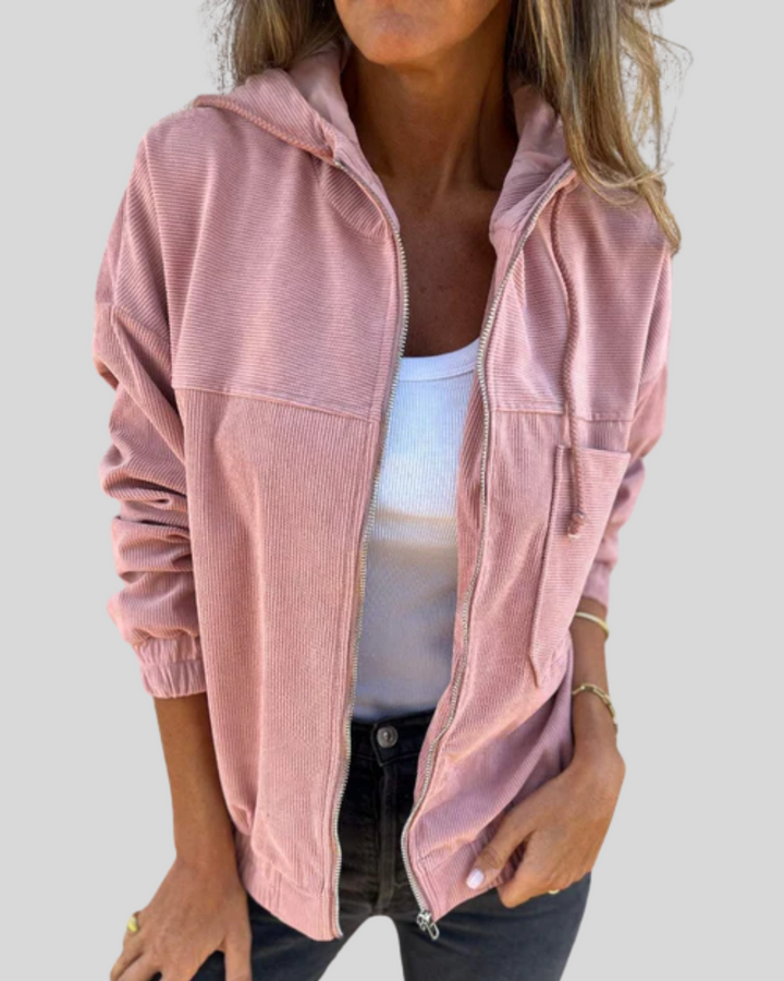 Zoë | Weiches Reißverschluss-Jacke
