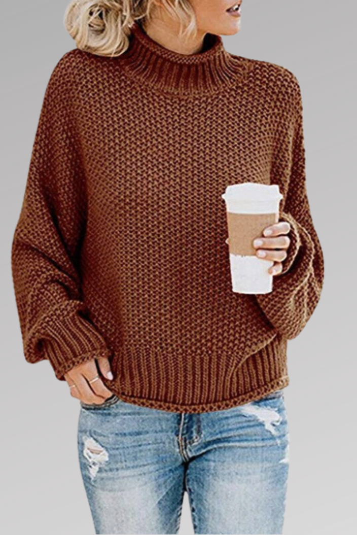 Greta | Grobstrickpullover mit weicher Linie