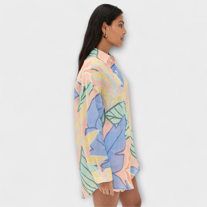 Mary - Tropisches Blattdruck Kurzset von Playa Boyfriend