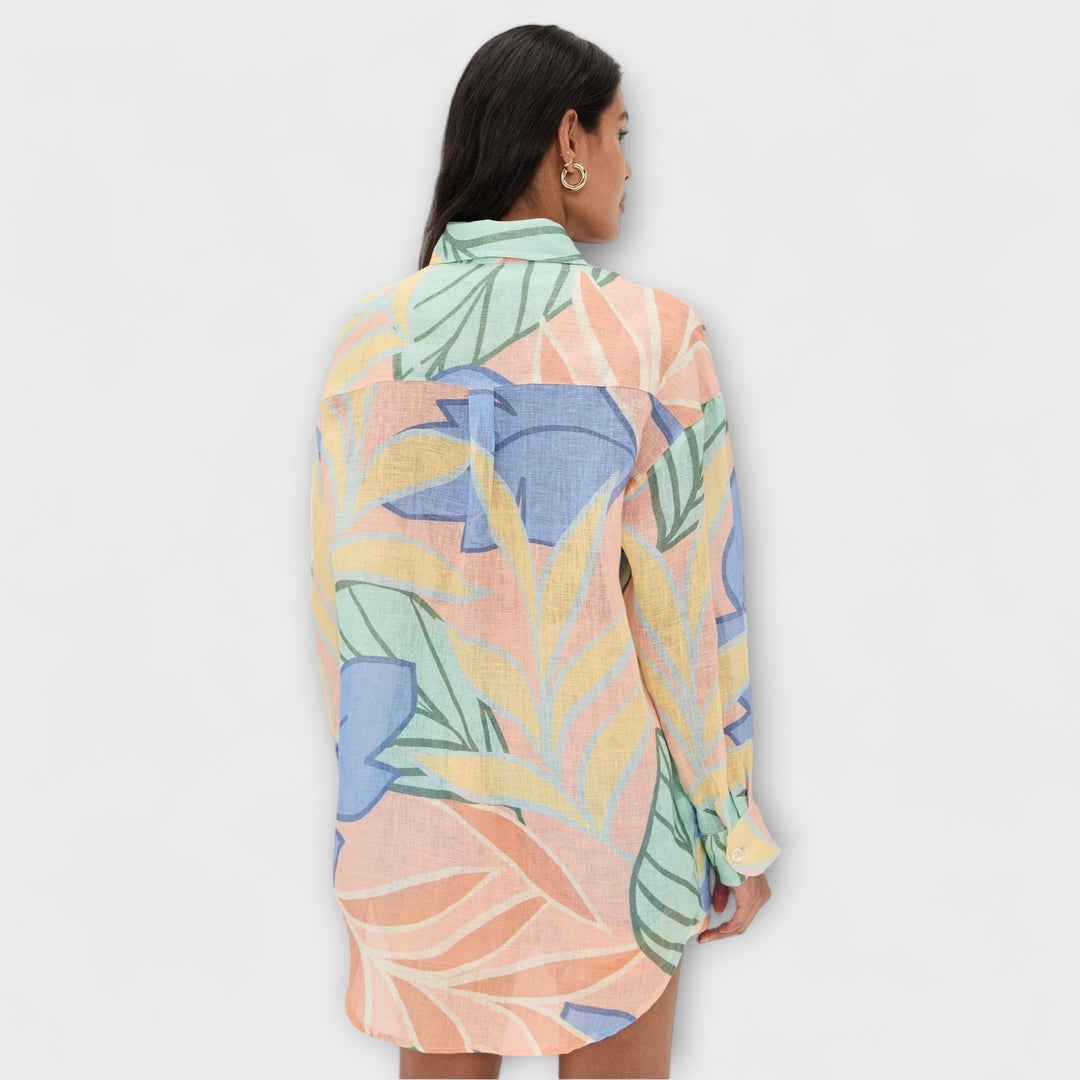 Mary - Tropisches Blattdruck Kurzset von Playa Boyfriend