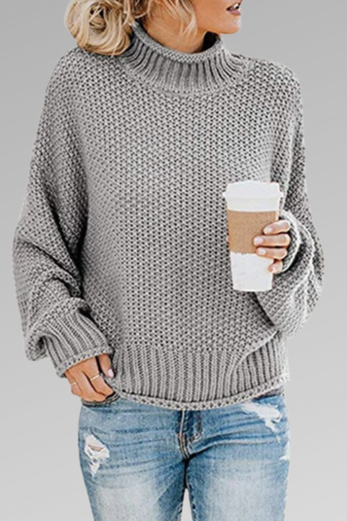 Greta | Grobstrickpullover mit weicher Linie