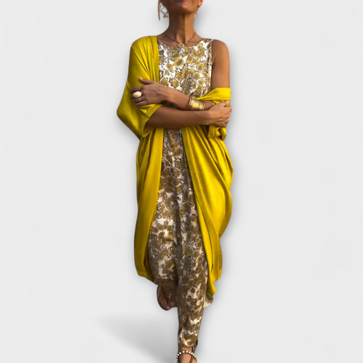 Charlotte - Schickes Kleid mit Passendem Cardigan