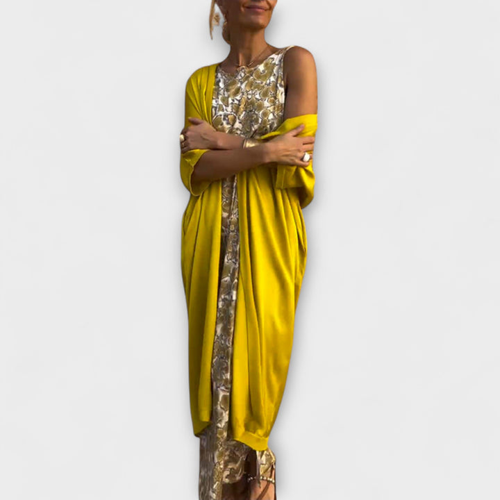 Charlotte - Schickes Kleid mit Passendem Cardigan
