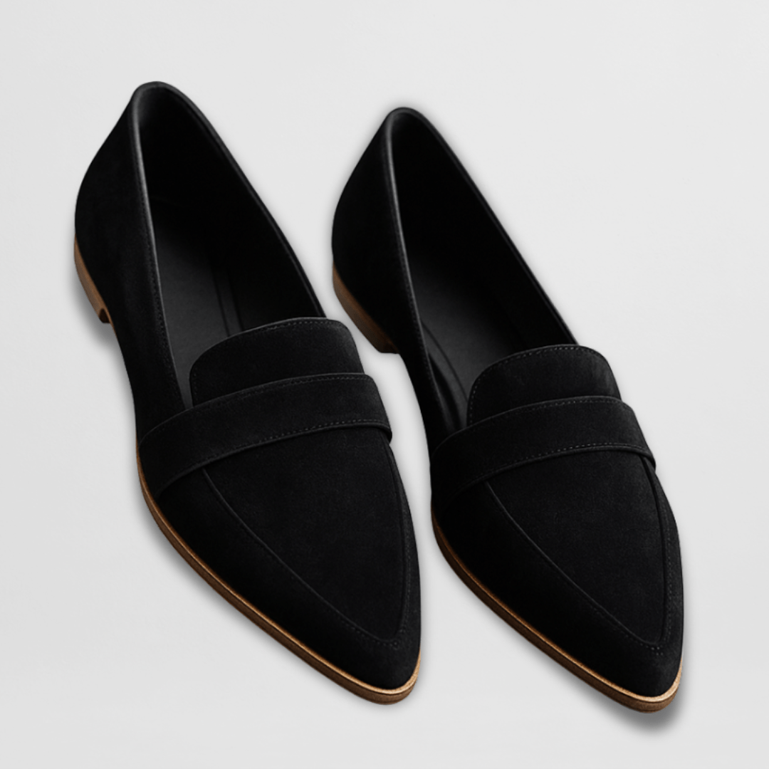 Helen | Orthopädische weiche Wildleder Slipper