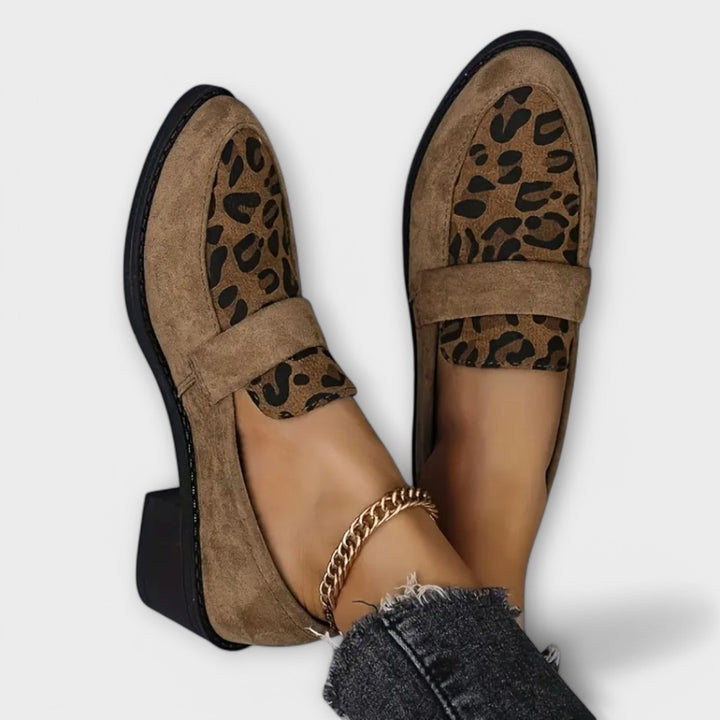 Karla - Elegante Damenschuhe mit Leopardenmuster