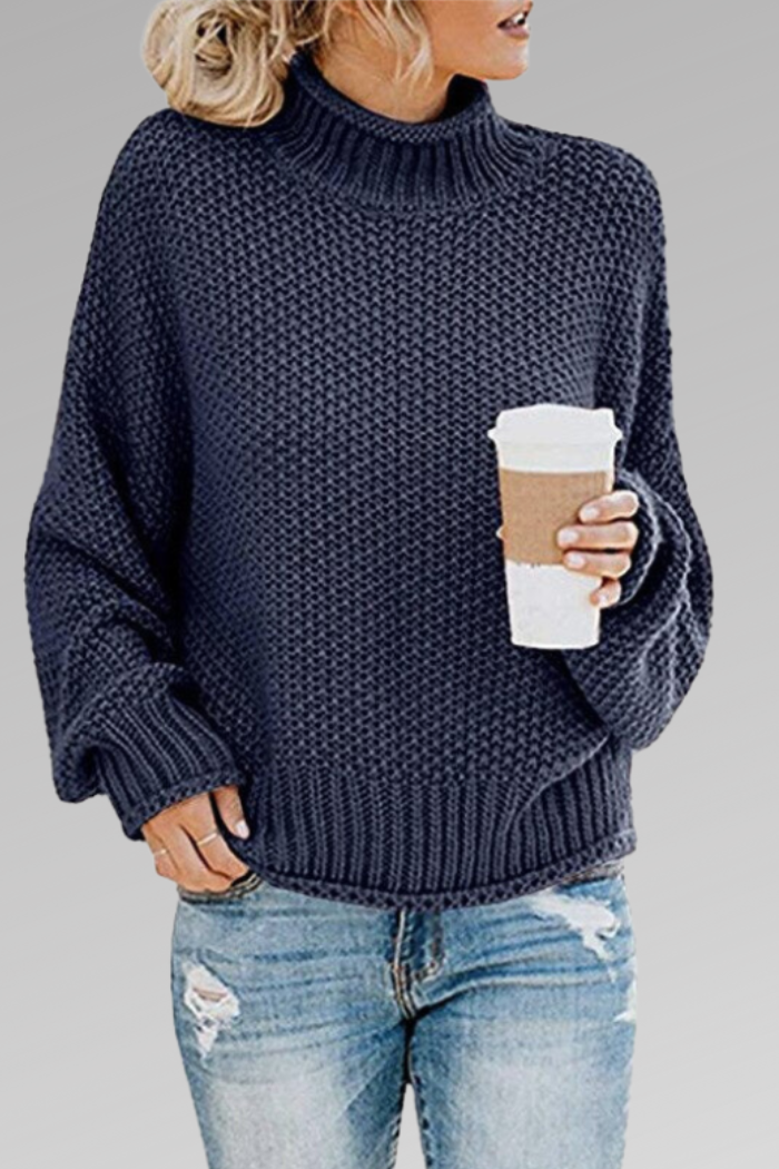 Greta | Grobstrickpullover mit weicher Linie