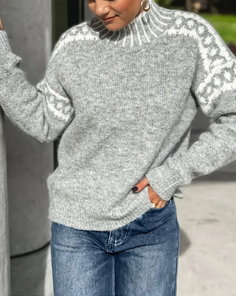 Costanza | Weicher Pullover mit Raffiniertem Design