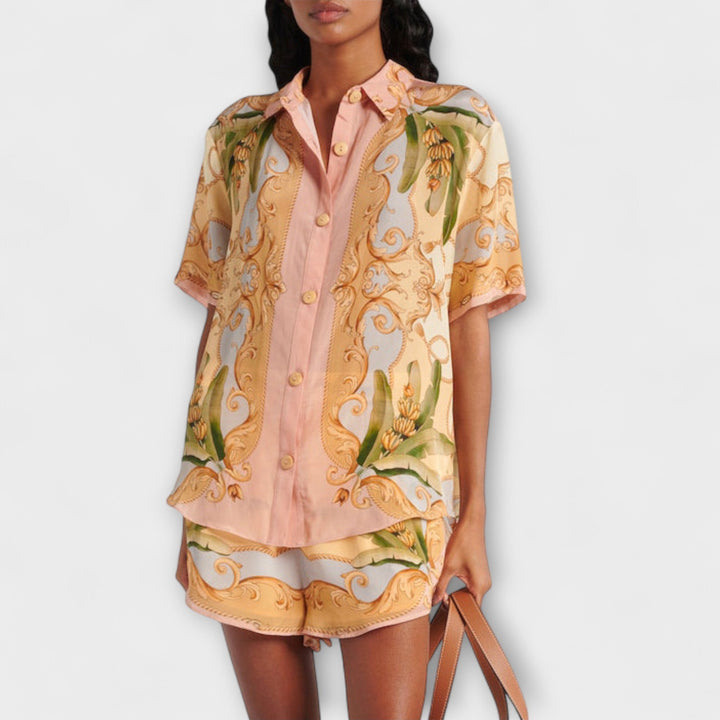 Maren - Vintage Botanischer Kaleidoskop Druck Set
