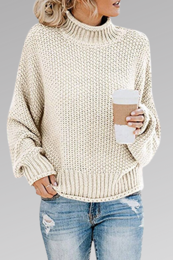 Greta | Grobstrickpullover mit weicher Linie