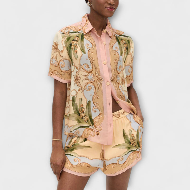 Maren - Vintage Botanischer Kaleidoskop Druck Set