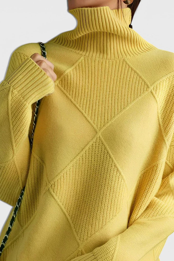 Vittoria | Weicher Pullover mit hohem Kragen
