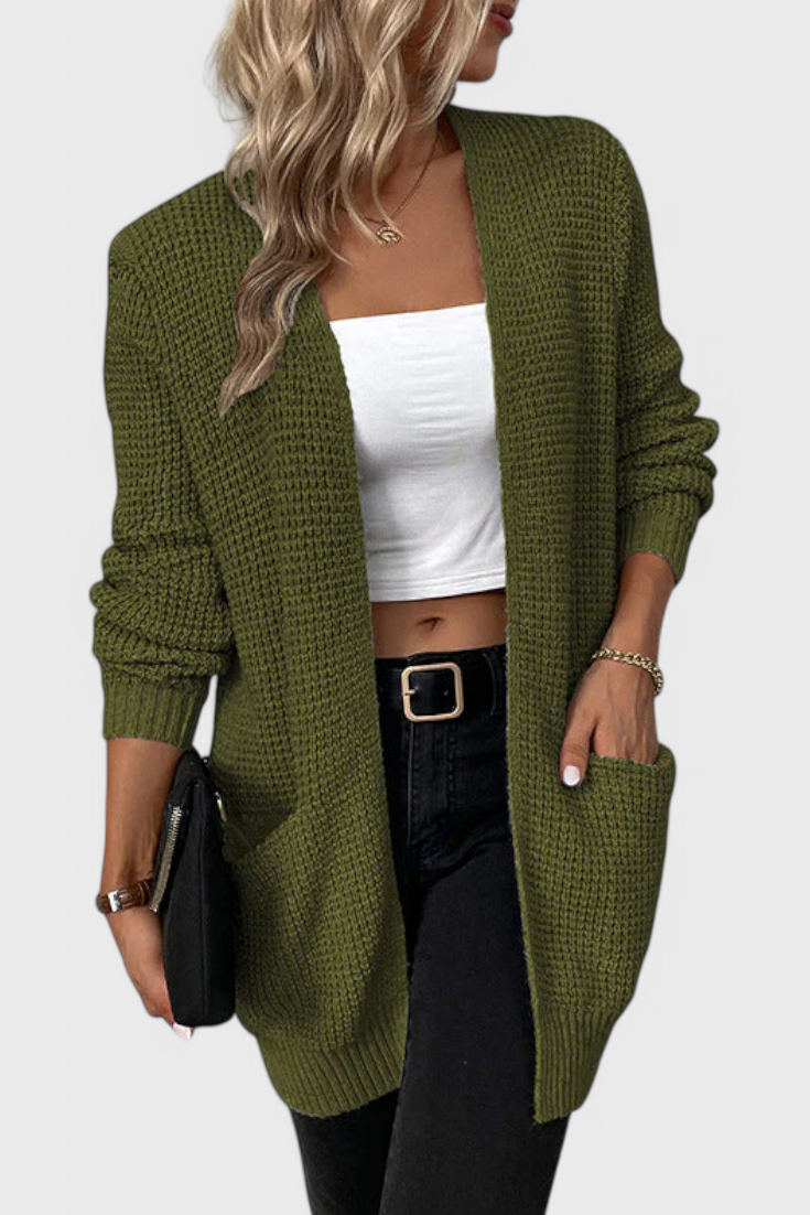 Chiara | Eleganter Cardigan mit weicher Linie