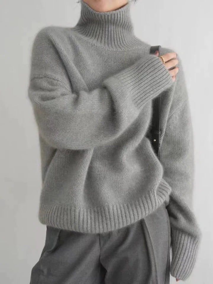Giorgia | Raffinierter Pullover mit hohem Kragen