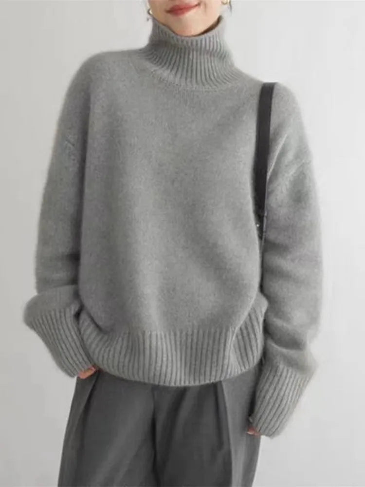 Giorgia | Raffinierter Pullover mit hohem Kragen