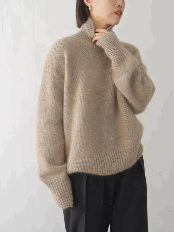 Giorgia | Raffinierter Pullover mit hohem Kragen