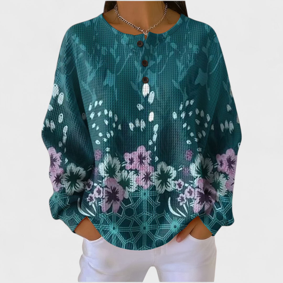 Roos | Sweatshirt mit Blumendessin