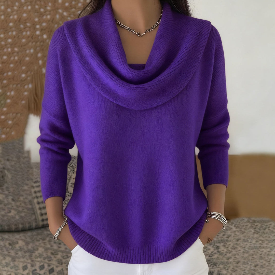 Diana | Weicher Pullover mit Rundsaum