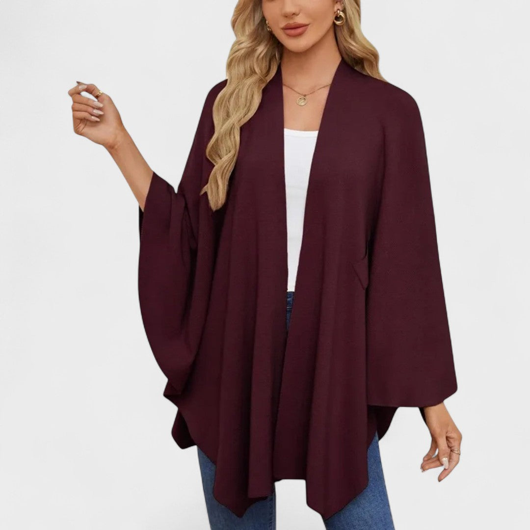Eleonora | Weicher Poncho aus der eleganten Linie