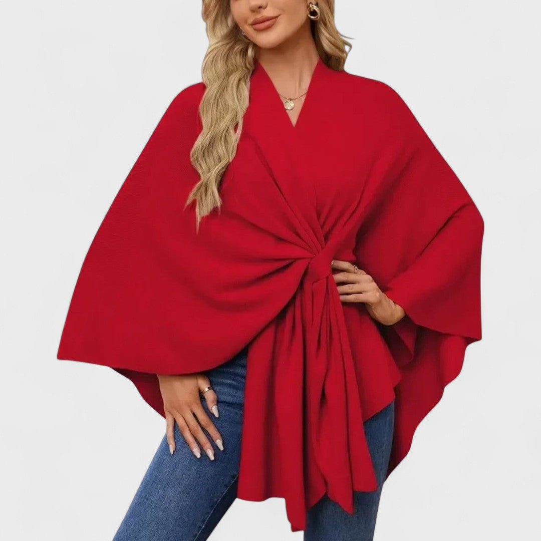 Eleonora | Weicher Poncho aus der eleganten Linie