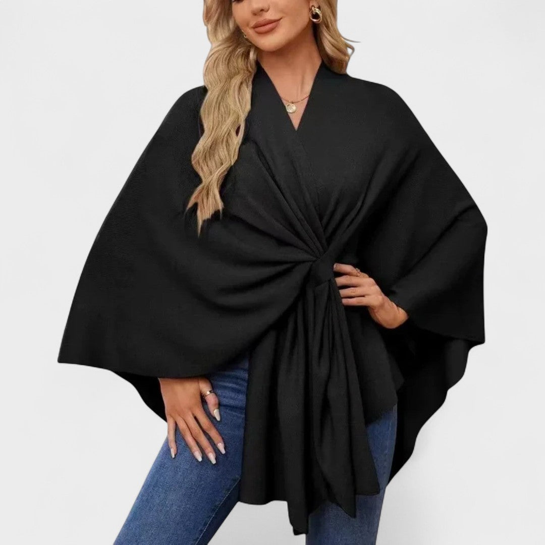 Eleonora | Weicher Poncho aus der eleganten Linie