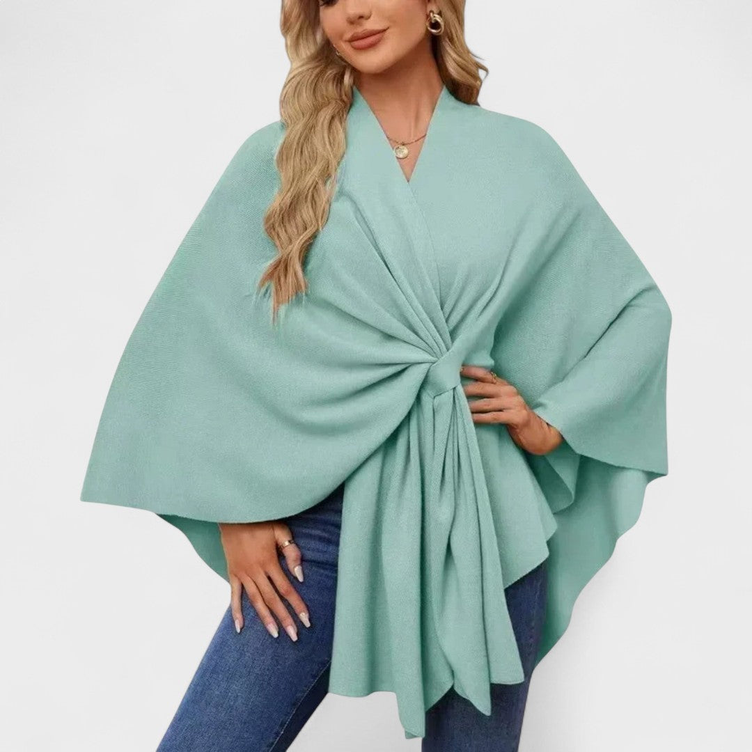 Eleonora | Weicher Poncho aus der eleganten Linie