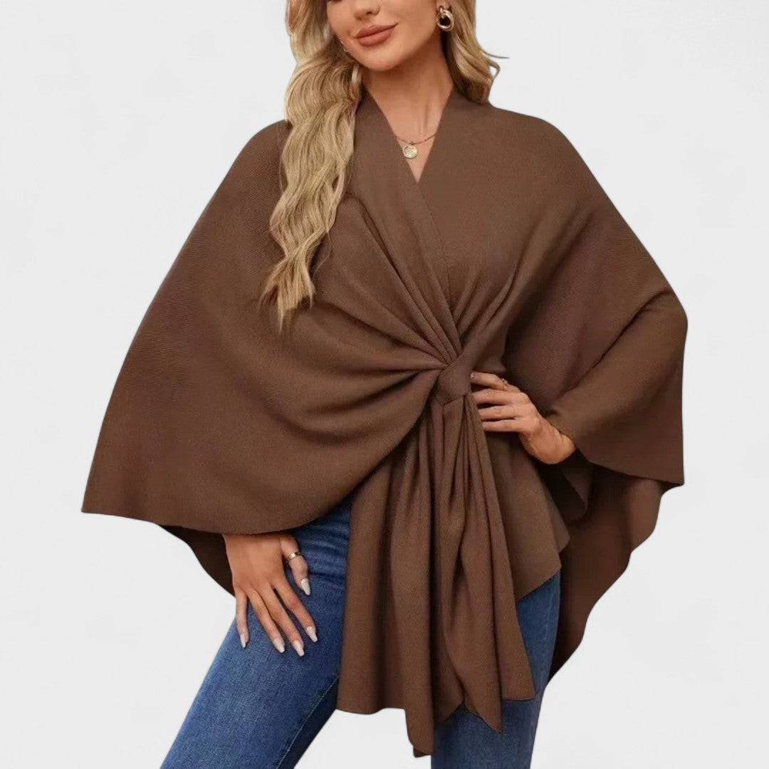 Eleonora | Weicher Poncho aus der eleganten Linie