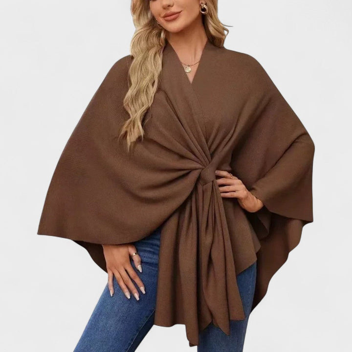 Eleonora | Weicher Poncho aus der eleganten Linie