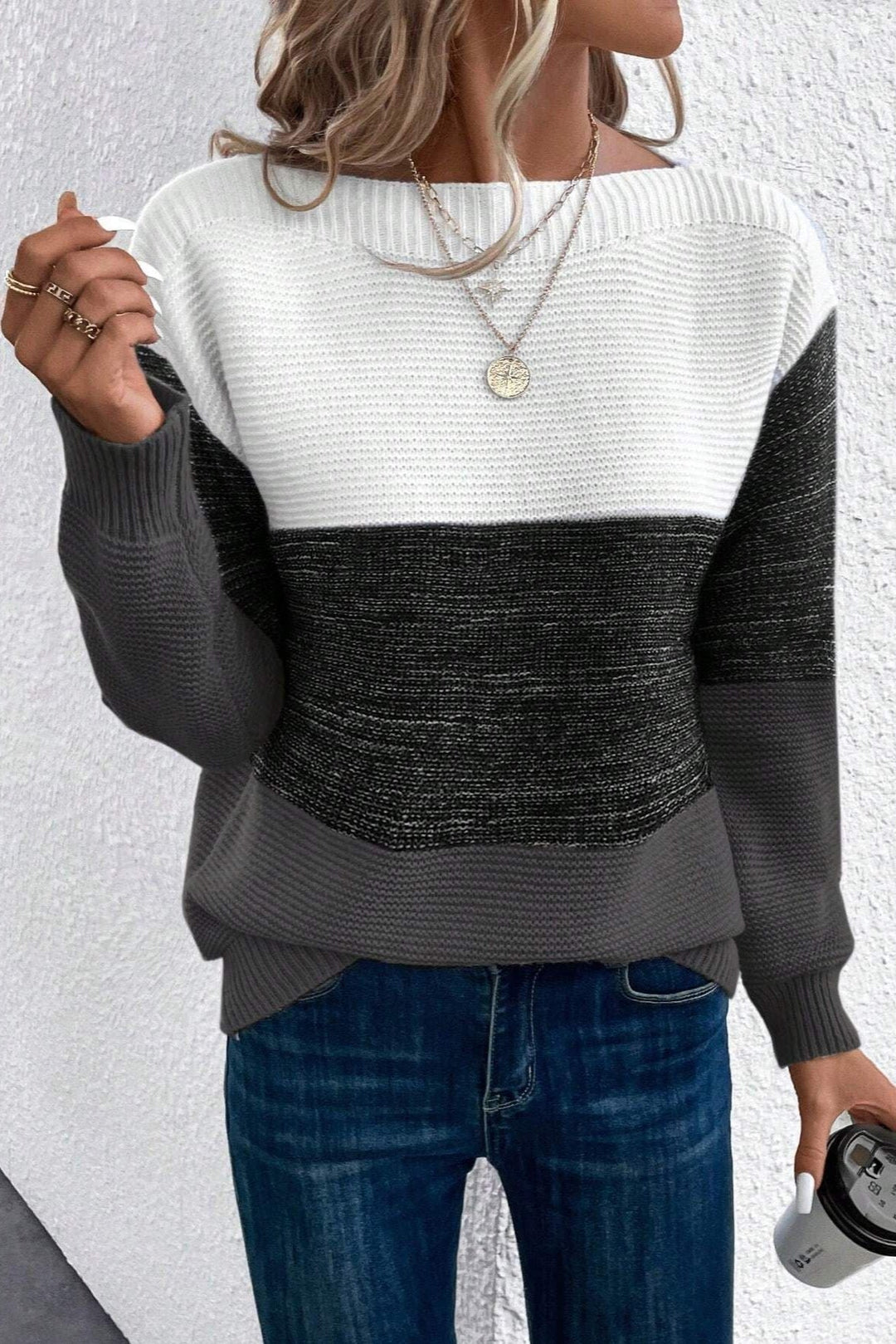 Lucia | Weicher Pullover mit minimalistischem Design