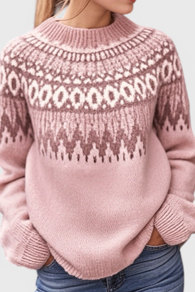 Serena | Pullover mit Fair Isle-Muster
