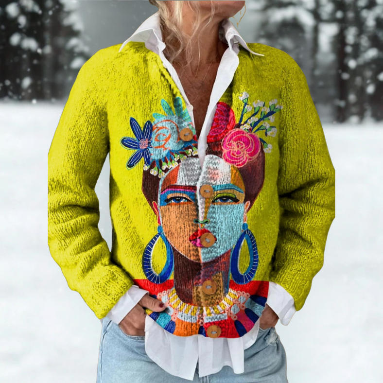 Sophie | Herbst-Cardigan aus bequemer Strickware