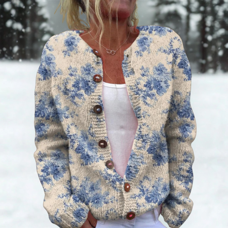 Hailey | Herbst-Cardigan aus bequemer Strickware
