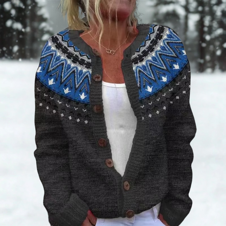 Dorine | Herbst-Cardigan aus bequemer Strickware