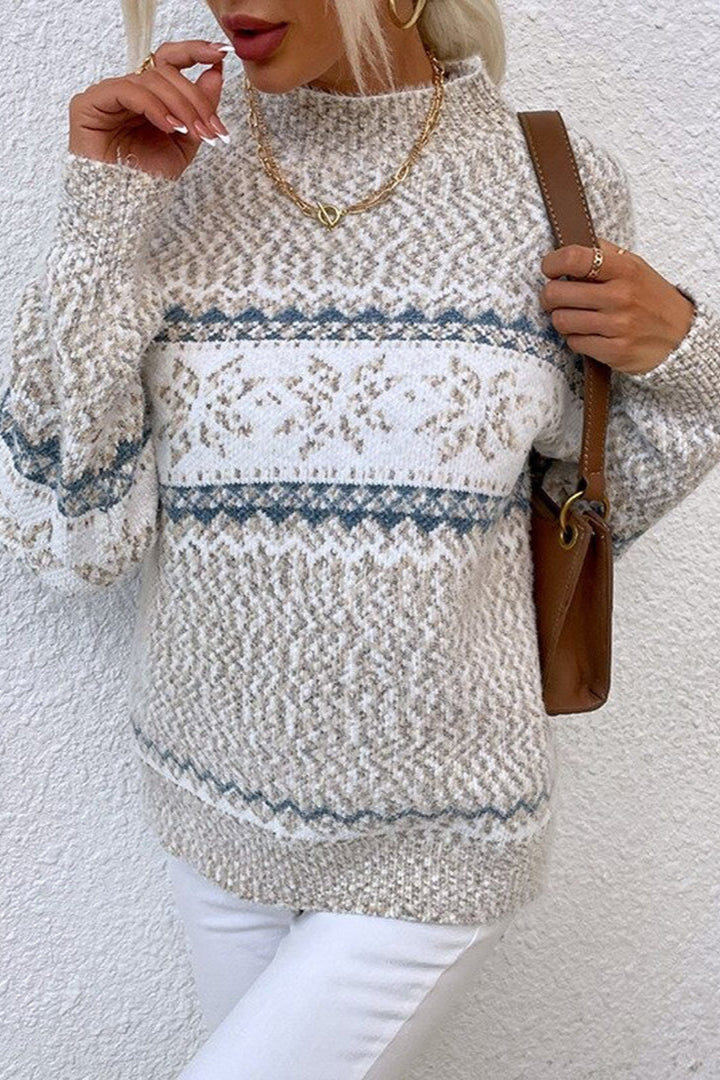 Stefania | Pullover mit Schneeflocken-Muster