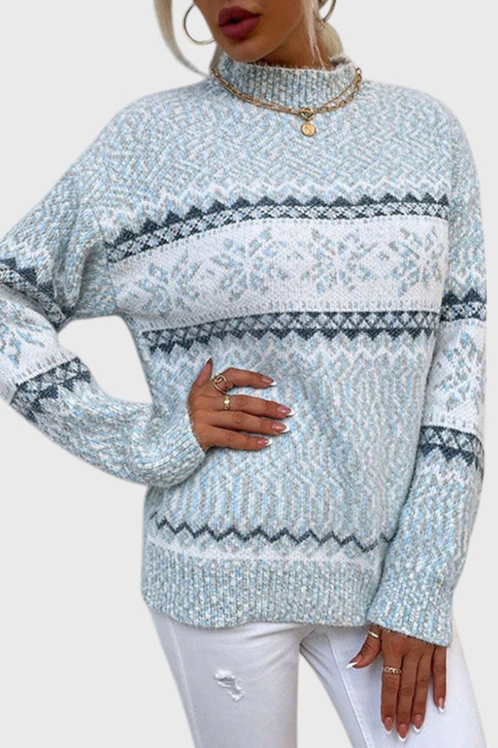 Stefania | Pullover mit Schneeflocken-Muster