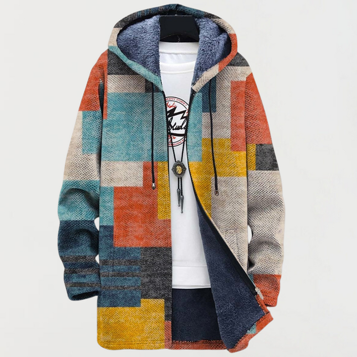 Yvonne | Kapuzenjacke im Farbblock-Design
