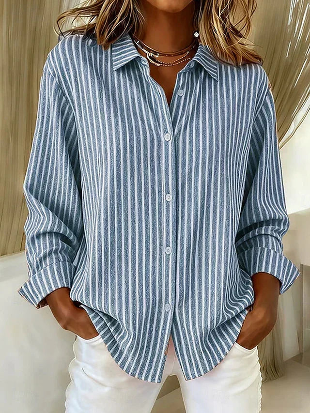 Lucrezia | Eleganter Cardigan mit Hemdkragen