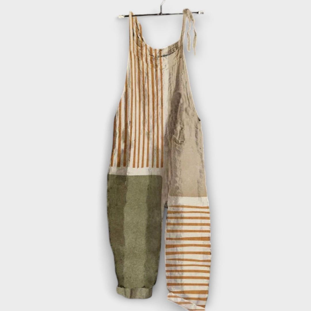 Barbara – Vintage Jumpsuit mit weitem Bein