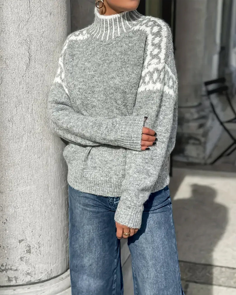 Costanza | Weicher Pullover mit Raffiniertem Design