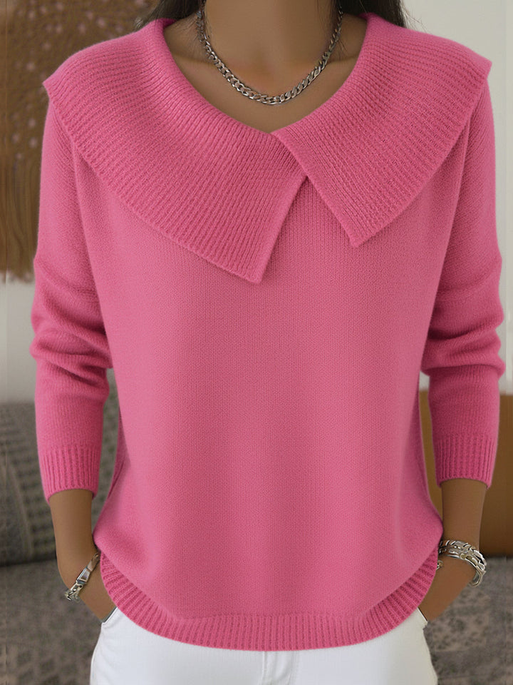 Isabella | Wickelpullover mit weichem Kragen