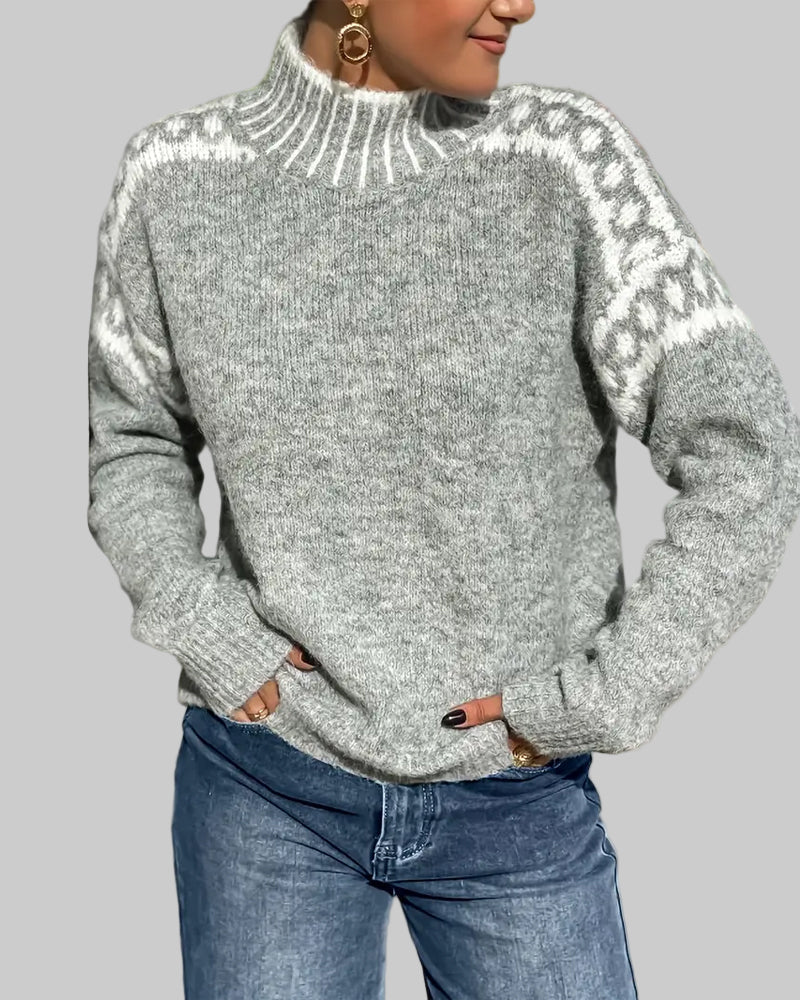 Costanza | Weicher Pullover mit Raffiniertem Design