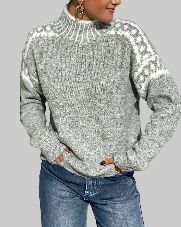 Costanza | Weicher Pullover mit Raffiniertem Design