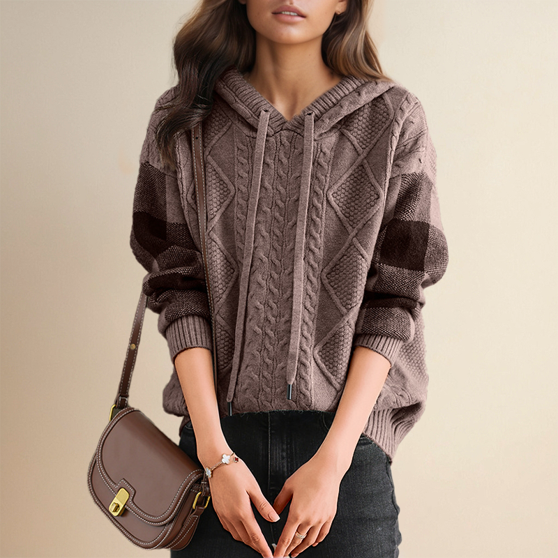 Isa | Strick Hoodie